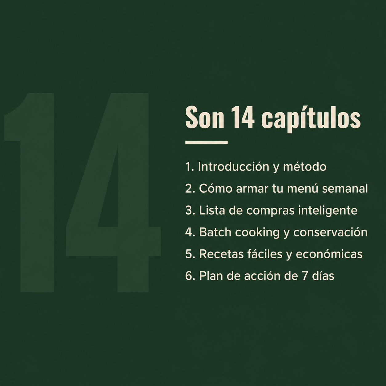 Guia interactiva de meal prep/ planificación semanal de comidas