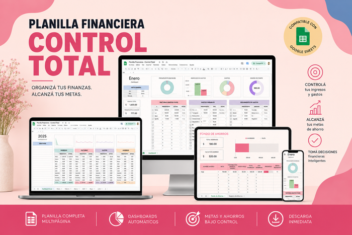 Planilla Financiera - Método 50/30/20