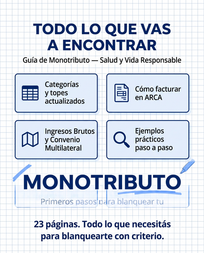 Guía de monotributo, primeros pasos para blanquear el emprendimiento